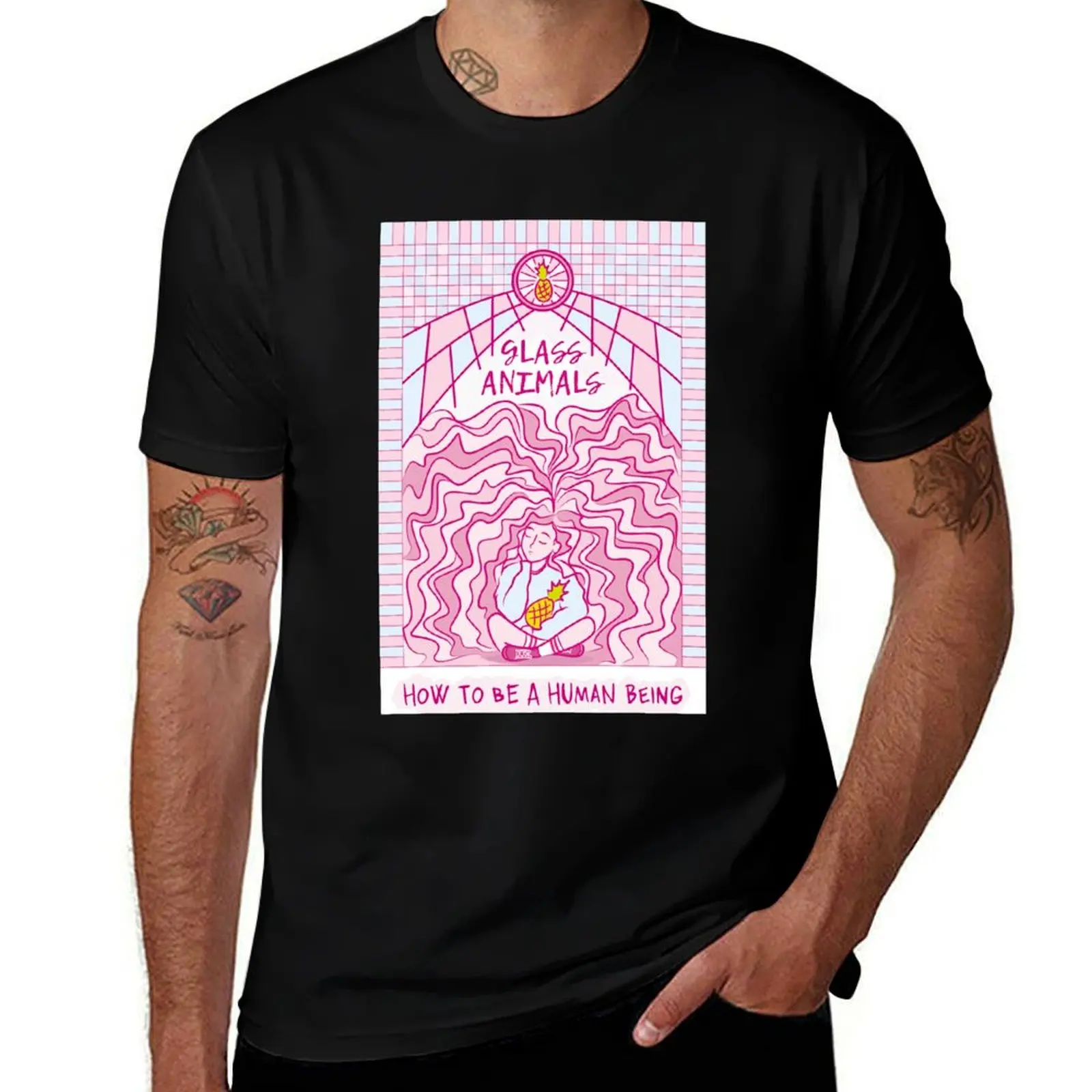 Glass Animals T-Shirt clothes funny shirt cotton black t-shirts for men