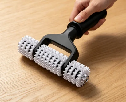 Carpet Installation Seam Tool 5 Inch Serrated Roller Smooth Rolling Anti-slip Design