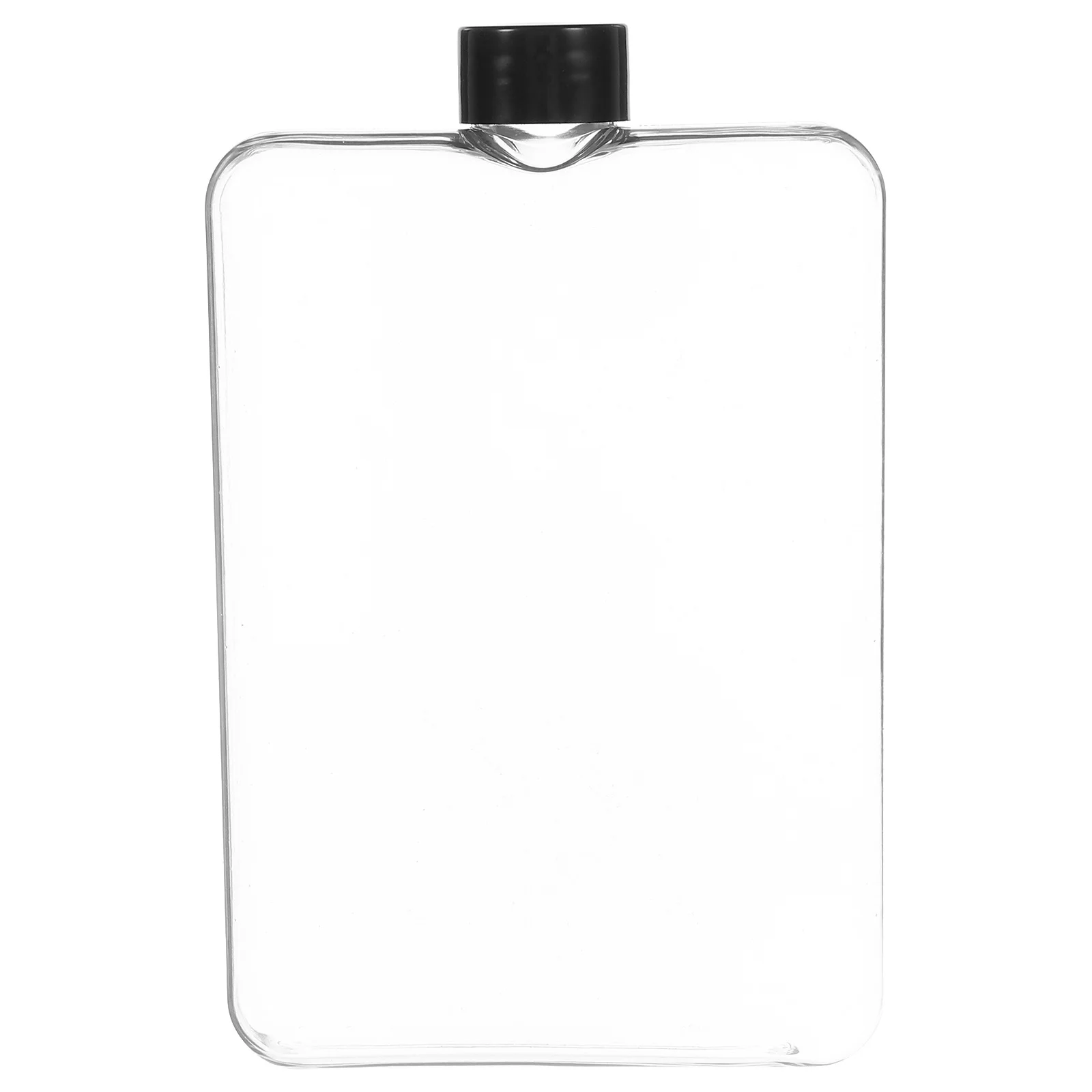 

Flat Water Bottle 600Ml Portable Lightweight Outdoor Sports Cup For Travel Gym Hiking Camping Running Reusable Transparent