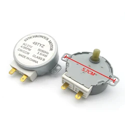 1pcs Voltage AC 21V 3.5/4W Synchronous Motor for Air Blower 49TYZ Microwave Oven Tray Motor Speed 4/5 R/min High Quality New