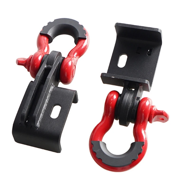 Front Tow Mount Hook With 3/4 Inch U-Hook Trailer Shackles For 2009-2020 Toyota Tacoma Spare Parts