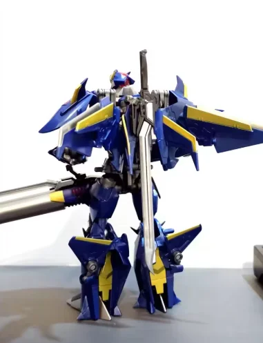 

In Stock Apache Horrible Wing Transformation Toy Gale Aircraft Leader Finished Product Certificate Model Toy Figure