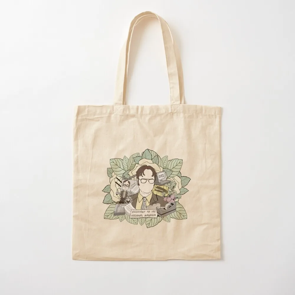 

DWIGHT SCHRUTE Tote Bag woman shopping bag shopping bags foldable shopper bag women canvas Shopping bags Canvas Tote