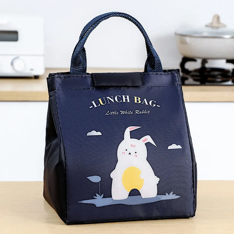 Cartoon Cooler Lunch Bag For Picnic Kids Women Travel Thermal Breakfast Organizer Insulated Waterproof Storage Bag Lunch Box