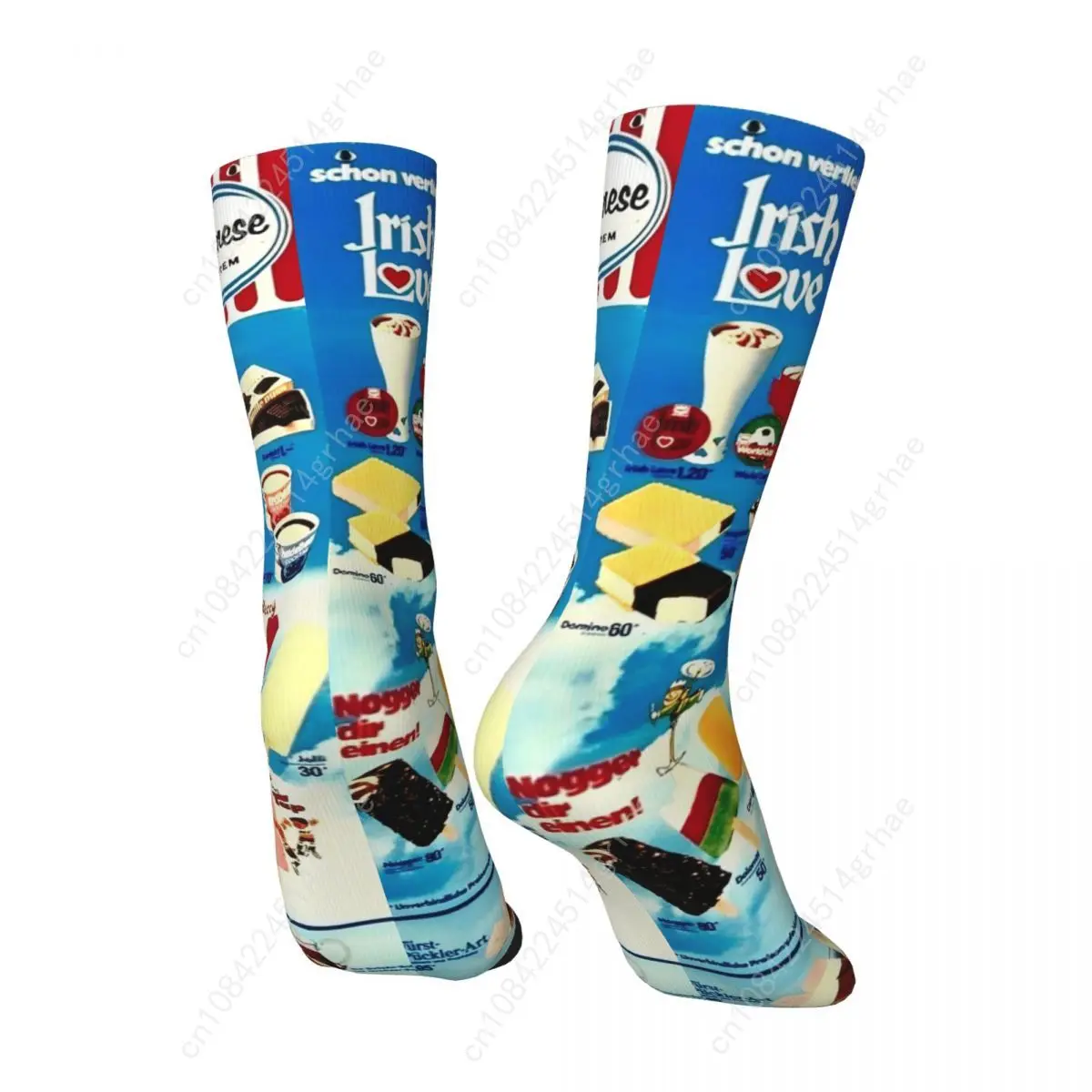 Eis Druck Strümpfe Design Mode Socken Frühling Anti Slip Socken Paar Laufen Hohe Qualität Socken