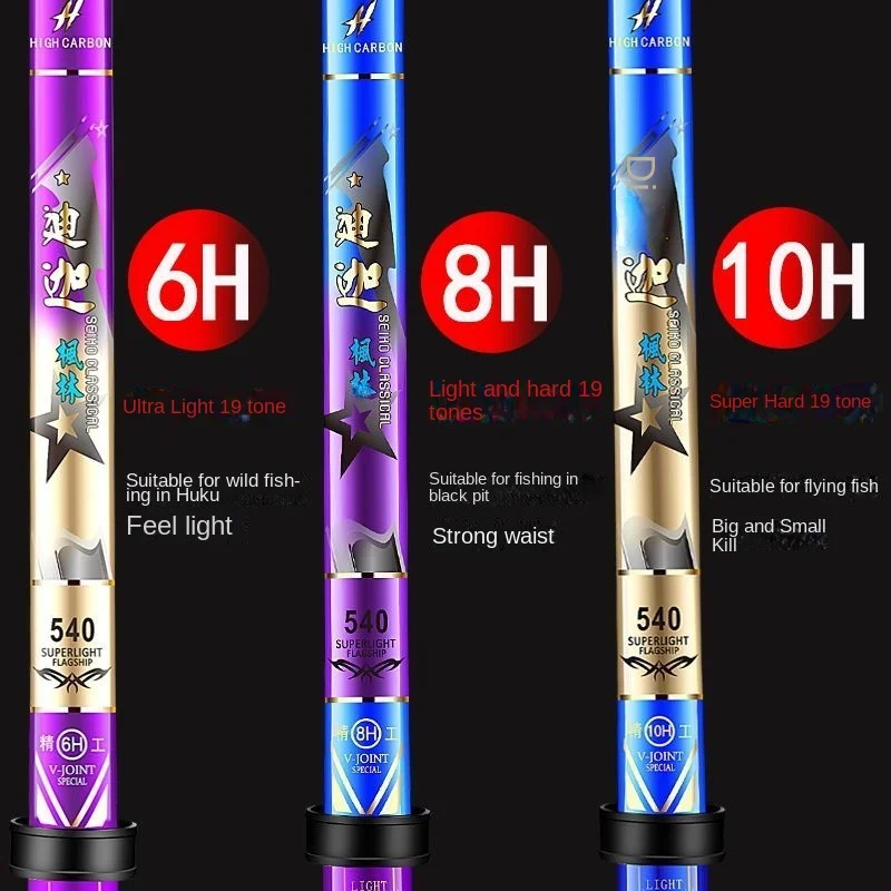 Reel Fishing Rot Rod Spinning for 5 6 Telescopic Stick Surfcasting Rockfishing Carbon Rods