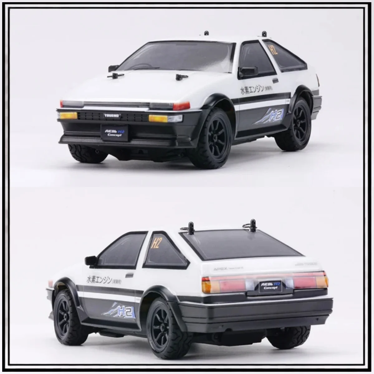 Carisma GT24 Rally Series 1/24 AE86 Scale 4WD High Speed RC Drift Car 2.0 Chassis 8000KV Brushless Motor Simulated Racing Model