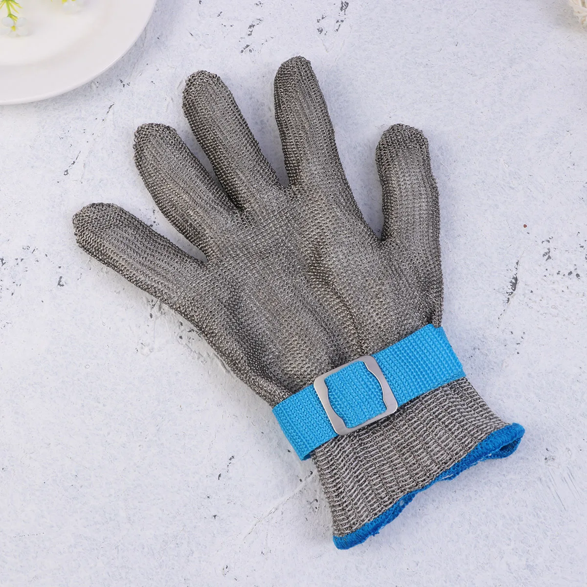 

Level 5 Safety Cut Resistant Gloves White Inner Glove Stainless Steel Wire Garden Work Cutting Mandolin Slicing Wood Carving