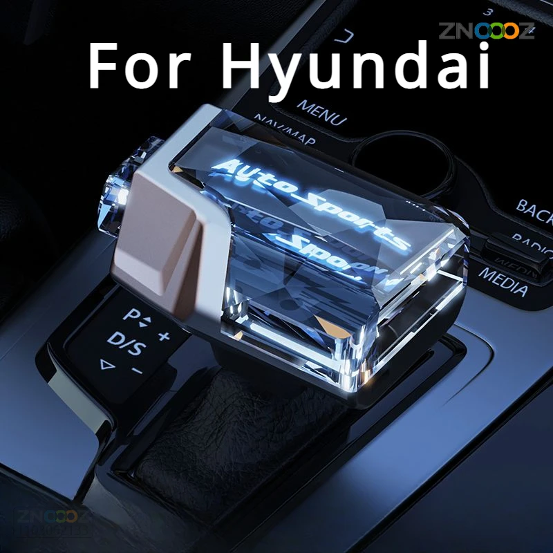 

Crystal Gear Shift Knob Head For Hyundai Santa Fe gear rod Tucson i30 i40 Sonata mistra Avante Elantra Azera Gearbox Handle