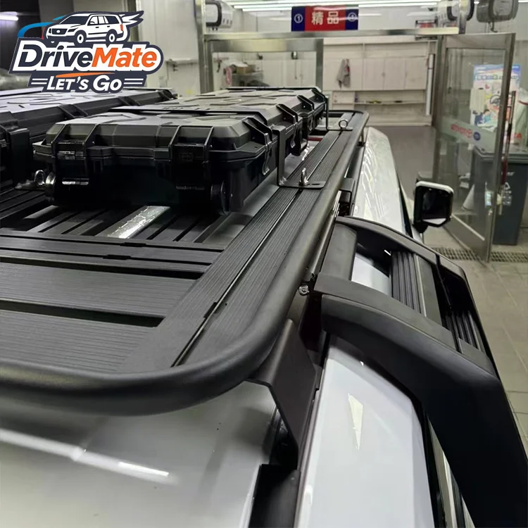 Universal SUV Roof Cargo Box Large Capacity Hard Shell Carrier for Cross Bars and Roof Racks