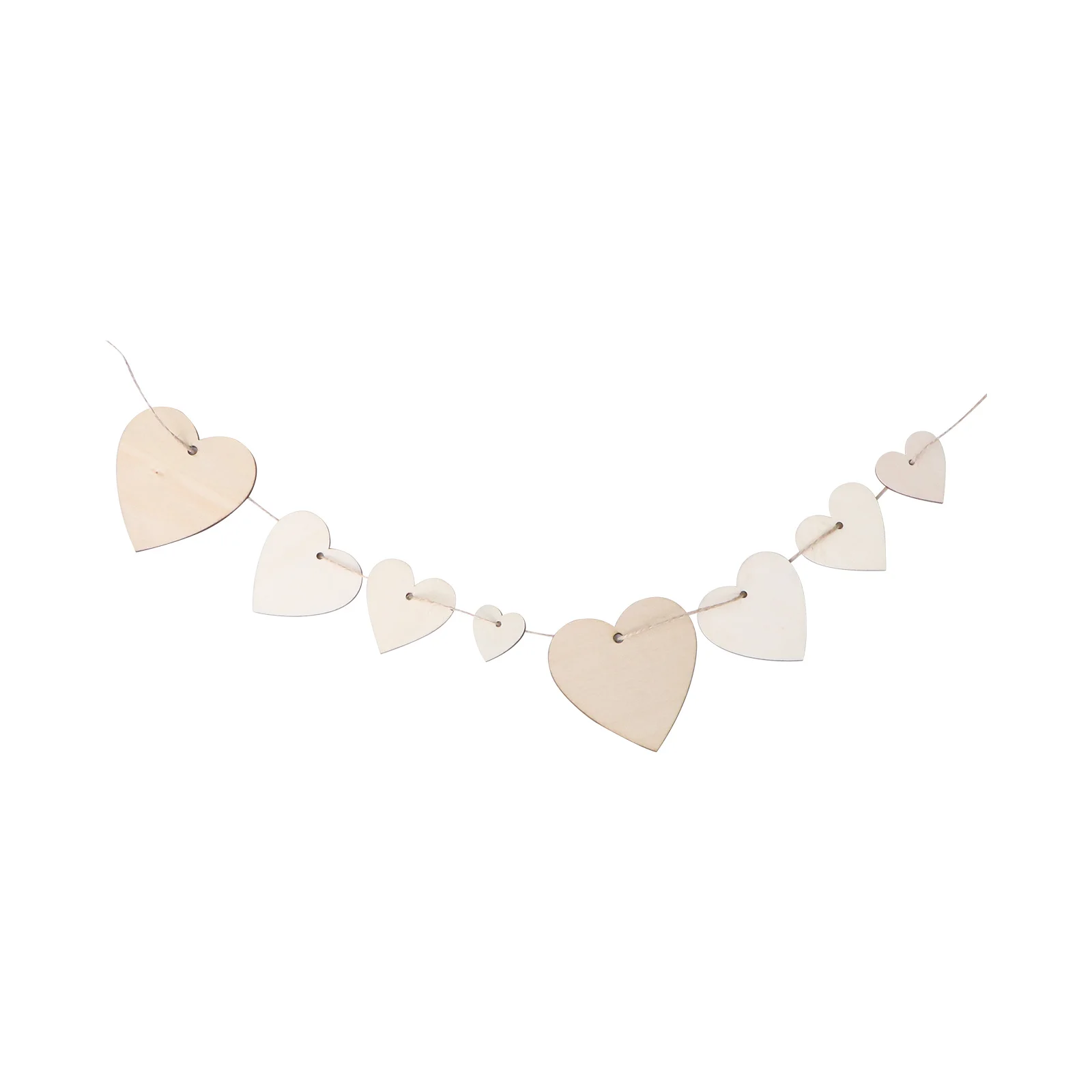 

110Pcs Heart Wood Slices Unfinished DIY Craft Cutouts for Painting Decorating Valentine Party Signs Gift Tags Kids Birthday Camp