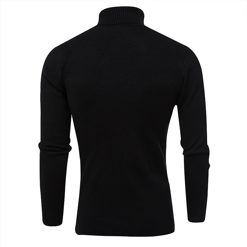 

Men's Winter Warm Turtlene Sweater Pullover Knitwear Faionable Urban Sle Long Sve Casual Wear High Collar Non-Sinking