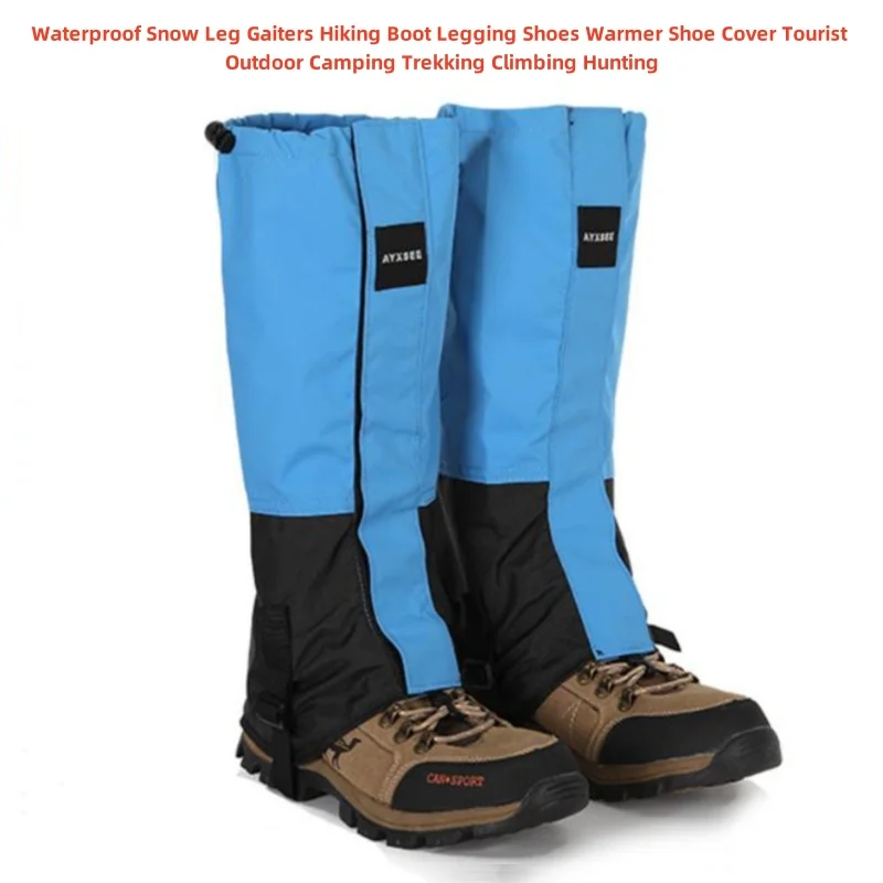 

1 PC Waterproof Hiking Leg Warmer Gaiters for Men Women - Climbing Ski Camping Hunting Winter Outdoor Travel Legging Leg Covers