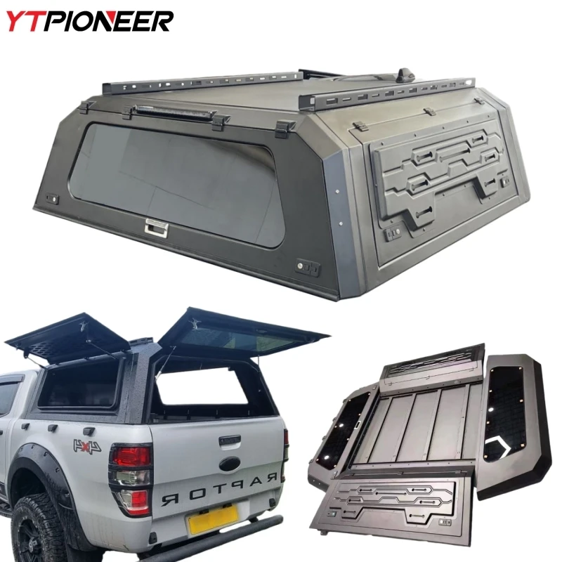 

KQX 2020 2021 2022 F250 Super Duty Hardtop Pickup Camper Shell Truck Bed Topper Aluminum Hard Canopy