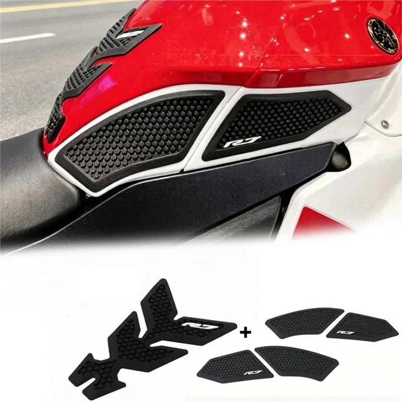 Reliable-Anti-Slip Tank Side Pads For Yamaha YZF-R7 (2026) Sportbike