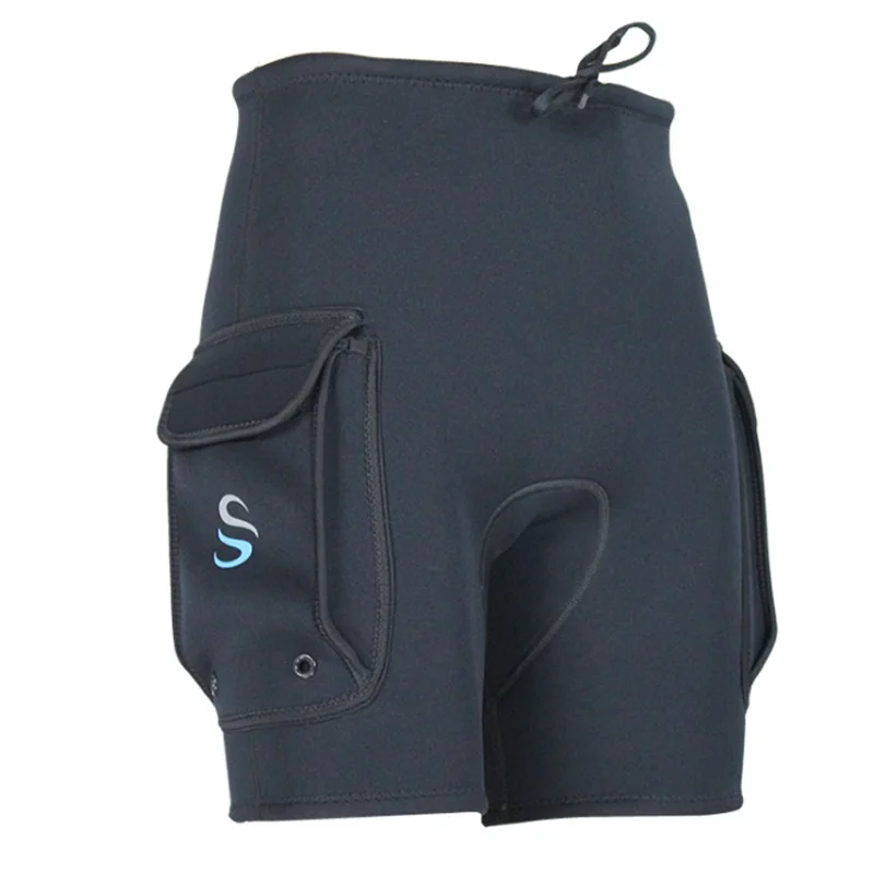 New Men 3mm Neoprene Dive Shorts Jump Scuba Snorkeling Diving Wetsuits Pocket Shorts