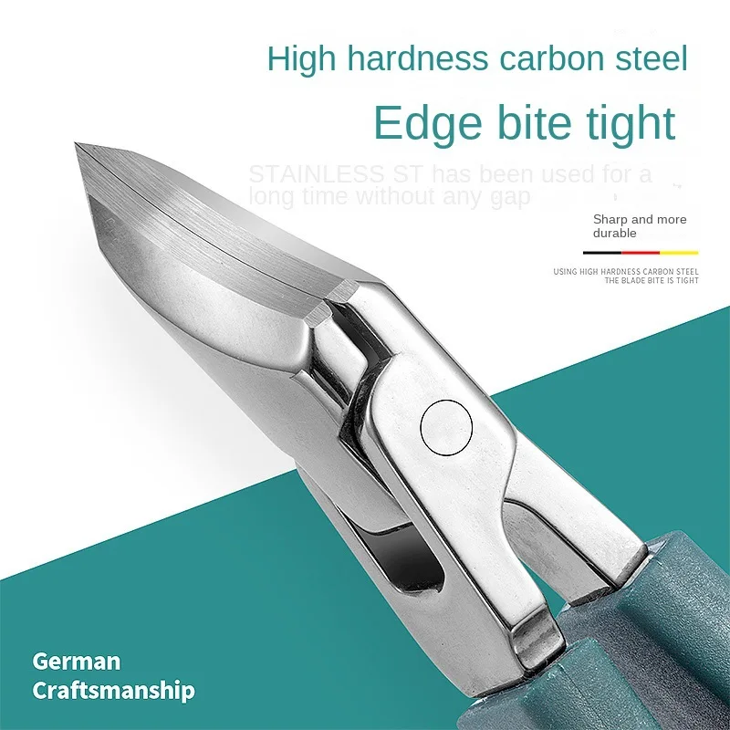 Juego de cortaúñas antisalpicaduras de 3/2/1 Uds., cortador de uñas oblicuo con pico de águila de alta gama, herramientas para manicura de uñas encarnadas