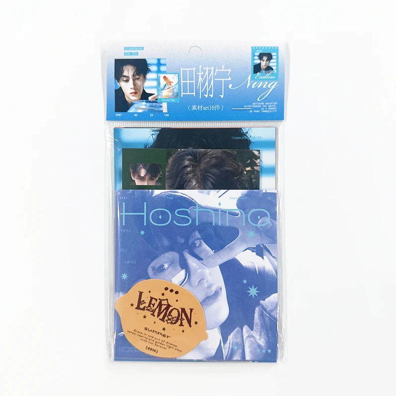 16 pezzi/set Revenged Love Drama Merch - Zi Yu, cartolina Tian Xuning, materiale carta e carta quadrata regalo cosplay