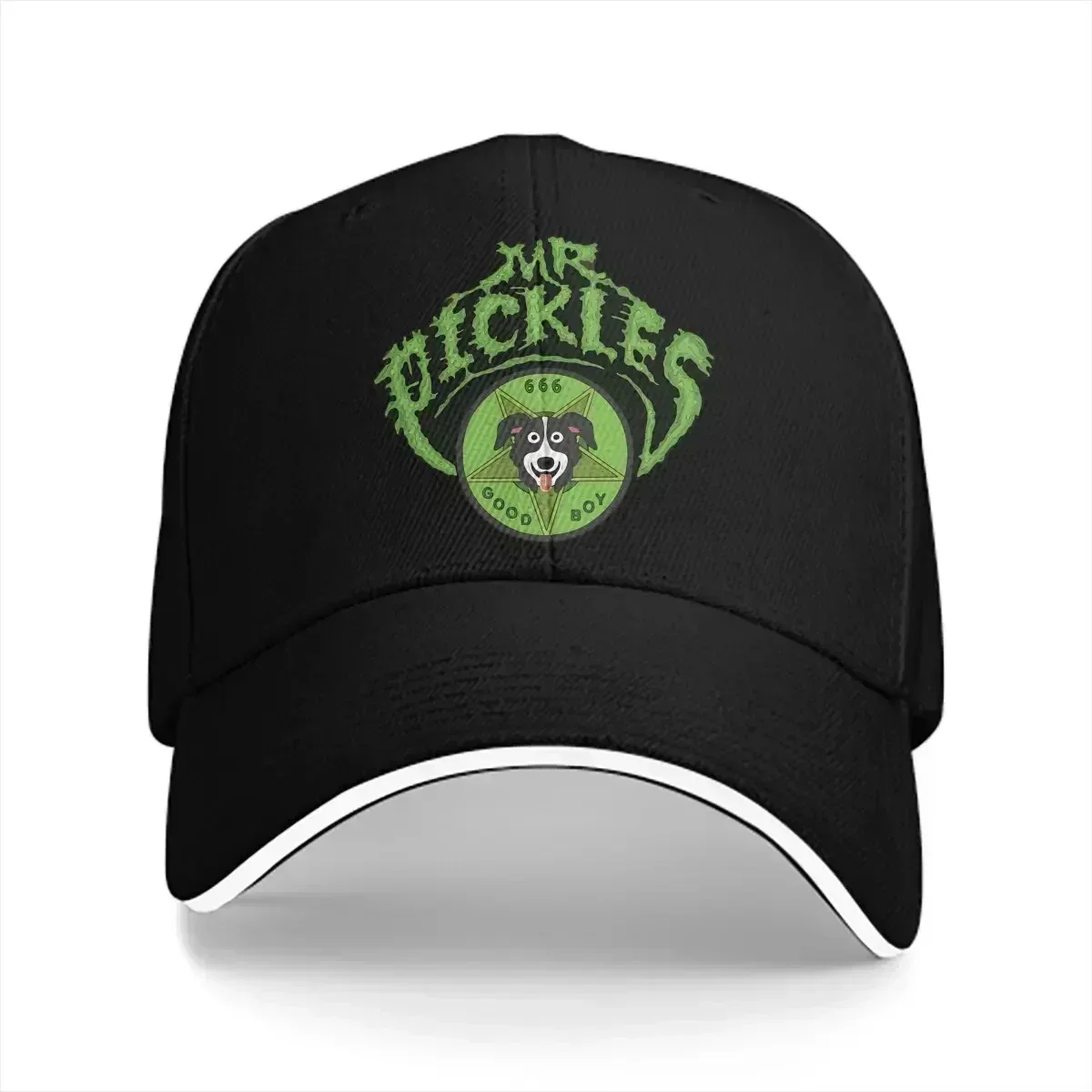 New Mr Pickles Border Collie Animated Multicolor Hat Peaked Men's Cap Individuality Personalized Visor Protection Hats