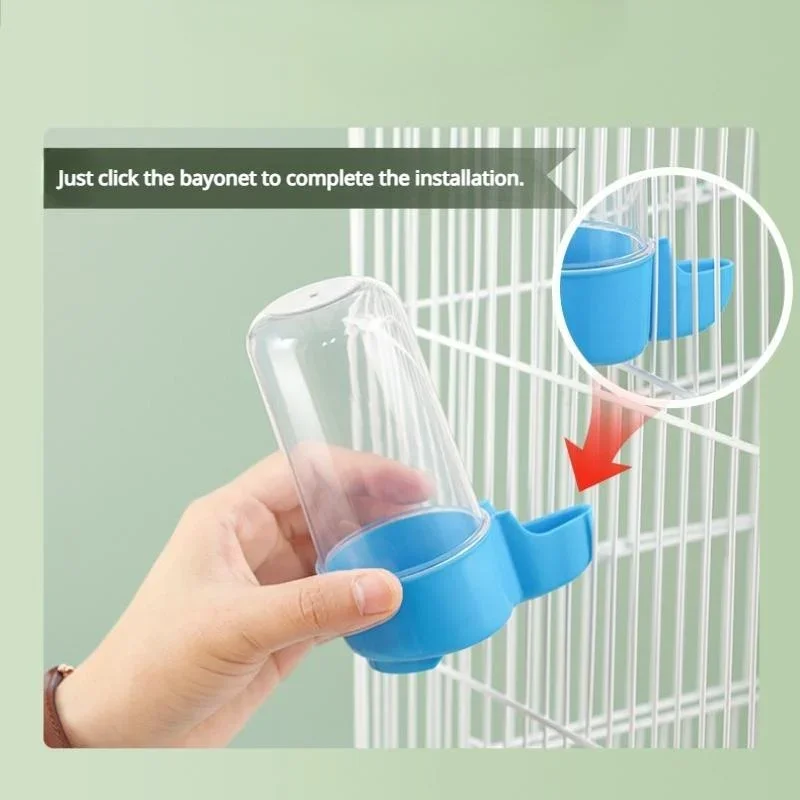 Mangeoire suspendue pour animaux de compagnie, distributeur d'eau pour perroquets, écureuil, boîte de nourriture pour oiseaux, Cage, accessoires, fournitures pour oiseaux