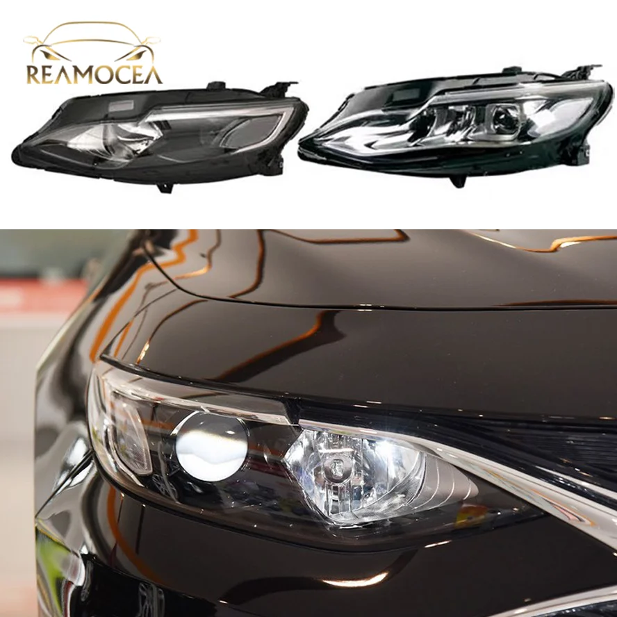 Reamocea 1Pc Left/Right Car Front Headlight Head Lamp For Chevrolet Malibu XL 2019-2020 2021 Halogen/Xenon