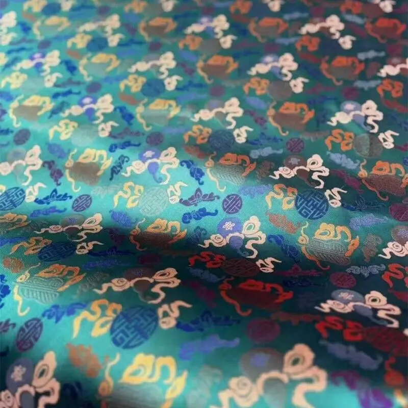 Real Silk Shu Brocade Fabric New Chinese Style Chinese Style Top Dress Cheongsam Silk Fabric