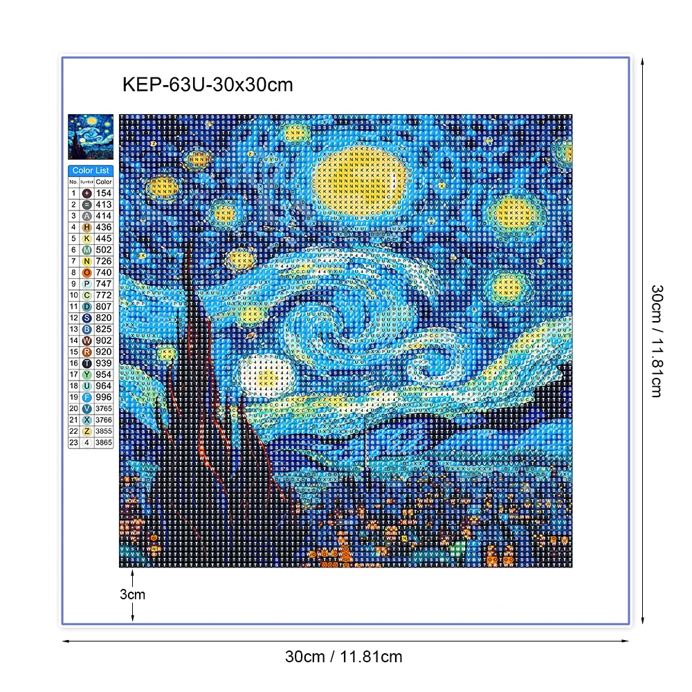 Art Diamond Painting Fantasy Starry Sky Home Decoration Art Landscape Cross Stitch Set Full Round/Square Diamond Mosaic