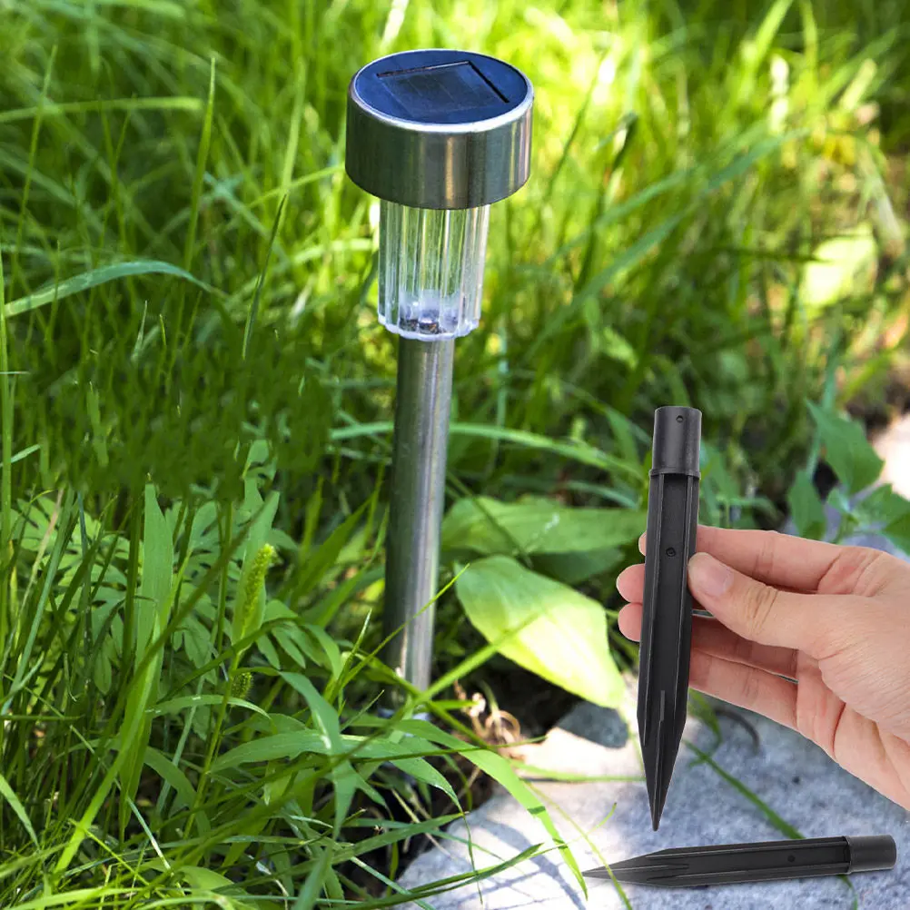 10Pcs Weather Resistant Plastic Ground Stakes for Solar Lights Lawn Garden Yard Lamp Replacement Spikes Outdoor Light Fixing