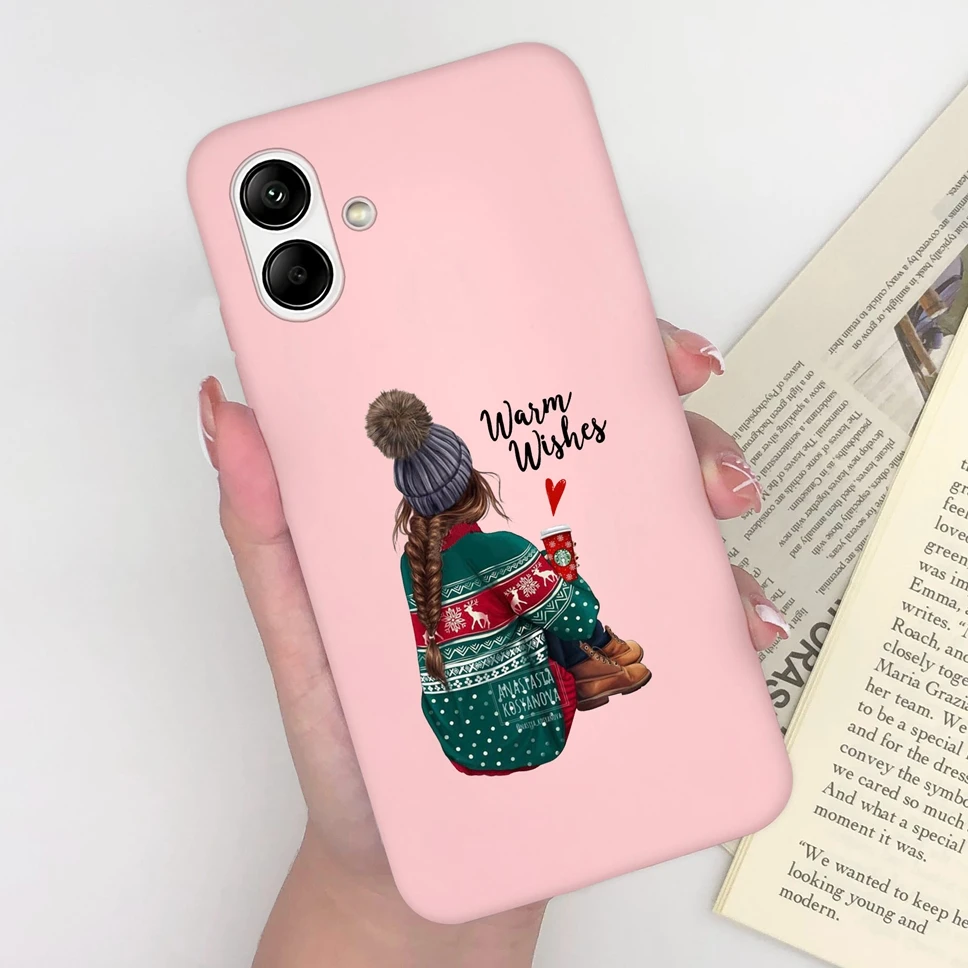 For Samsung Galaxy A04 A04E Cover Soft Silicone Fashion Sweet Girl Flower Phone Case For Samsung Galaxy A 04 A04 E Fundas Coque