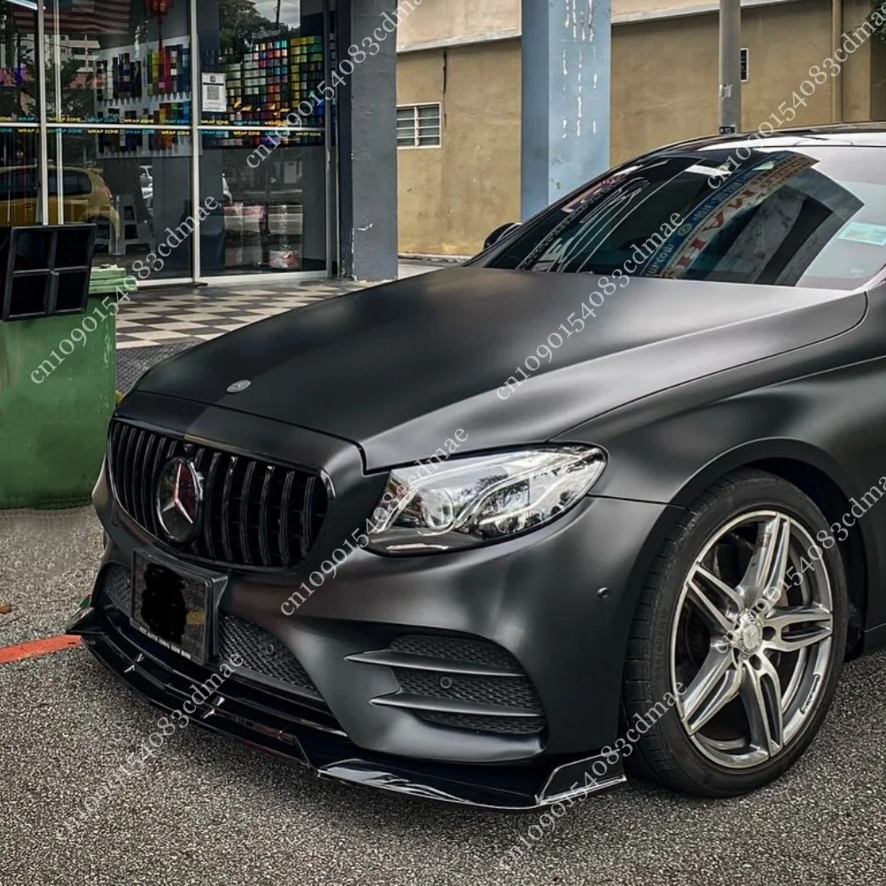

Front Bumper Splitter For Mercedes-Benz E Class W213 S213 A238 C238 AMG LINE 2017-2020 Pre-facelift Spoiler Diffuser Bodykits