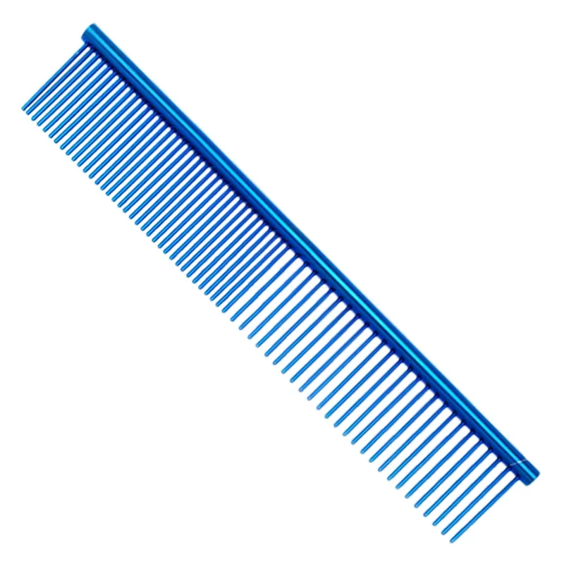 Meisha 19 ซม.สัตว์เลี้ยง Dematting หวีสแตนเลส Pet Grooming หวีสําหรับสุนัขแมวลบหลวม Undercoat Tangles และ Knots D0002A