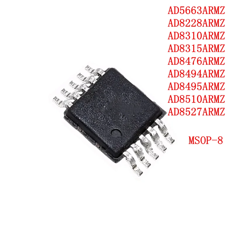 1PCS AD5663ARMZ AD8228ARMZ AD8310ARMZ AD8315ARMZ AD8476ARMZ AD8494ARMZ AD8495ARMZ AD8510ARMZ AD8527ARMZ MSOP-8 New IC In Stock