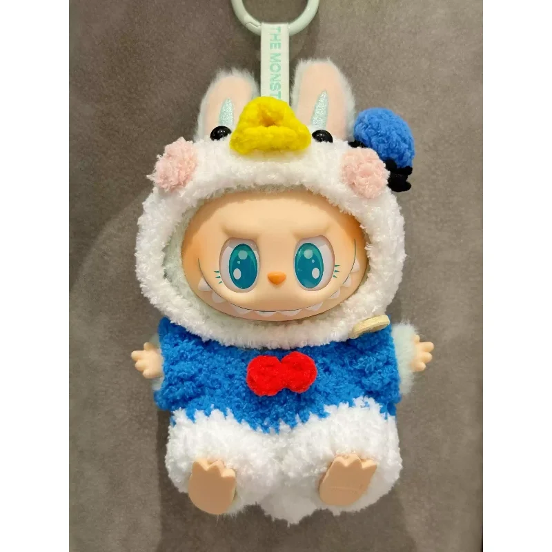 

Labubu Disney Series Goofy Goof Donald Duck Tigger Kawaii Clothes Vinyl Macron Standing Posture Doll Cartoon Clothes Decorate