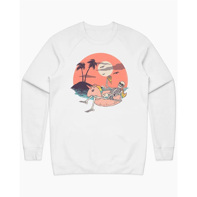 

Летний свитшот в американском винтажном стиле с круглым вырезом, молодежный повседневный хлопковый свитшот с принтом, осенняя одежда для молодежи