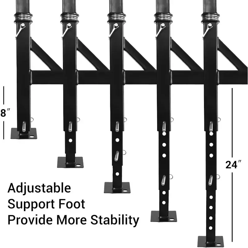 Home.Truck Hitch Game Hoist & Gambrel - 500lbs with 360 Degree Swivel - Complete Hoist Kit (Included Winch/Gambrel)