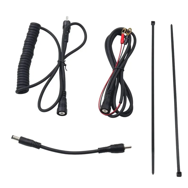 AS95-Electric Helmet Snowmobile Heated Shield/Visor/Anti-Fog Helmet Power Cord/Wire 24AWG Cold-Resistant Cable Flexible
