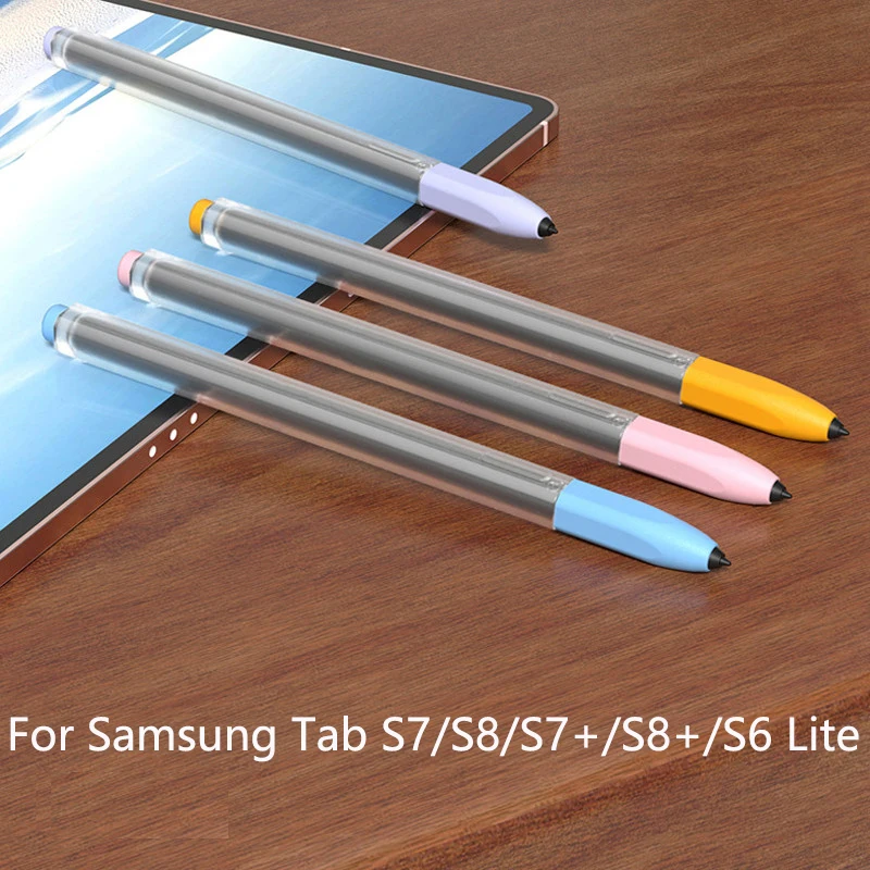 

Полупрозрачный защитный чехол для Samsung Galaxy Tab S7/S8/S7 +/S8 + S6 Lite, чехол для планшета, стилус, стилус, чехол
