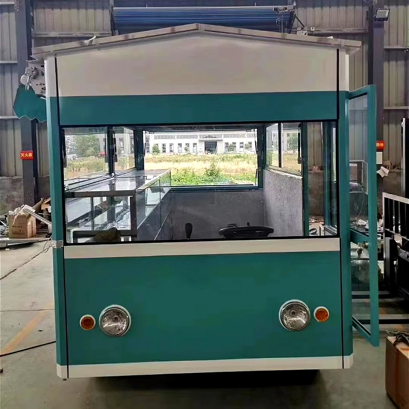 

Electric Street Food Cart Vending Truck Mobile Cuisine Car Dining Trailer Festival Snack Catering Unit
