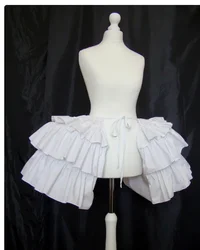 Cross-Border Rococo Bilateral Oval Ruffled Crinoline Fishbone Short Crinoline Wholesale Lolita Slip Dress Pettiskirt