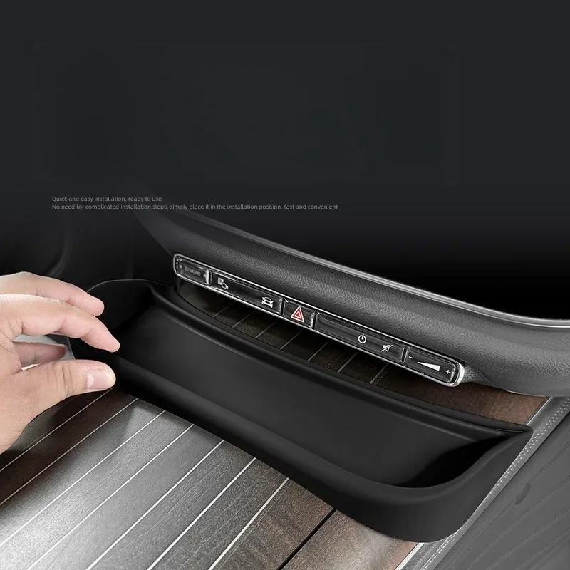 For 24 Mercedes-Benz New E-Class E260L E300L Central Control Storage Box W214 Car Storage Box Car Modification