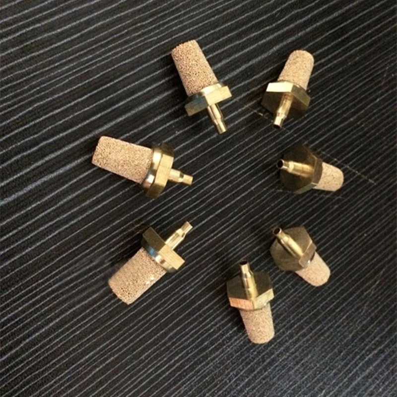 5Pcs Filter Pure Copper Filter Tip Universal Copper Fog Machine Oil Filter For Stage Effects Misting Nozzle Replacement Parts