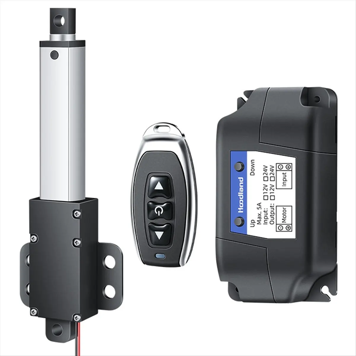 وحدة تحكم المحرك الخطي الكهربائي مع وحدة تحكم سلكية لاسلكية 6 فولت/12 فولت/24 فولت تيار مستمر وحدة تحكم عالمية للأمام والخلف #1