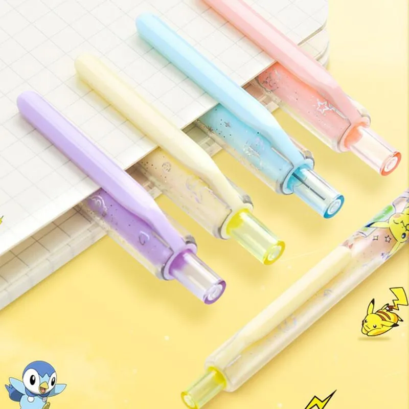 Imagem -04 - Lot Pokemon Mechanical Gel Pen Cute 0.5 0.7 mm Pencil Promotional Gift Office School Supplies 24 Pcs