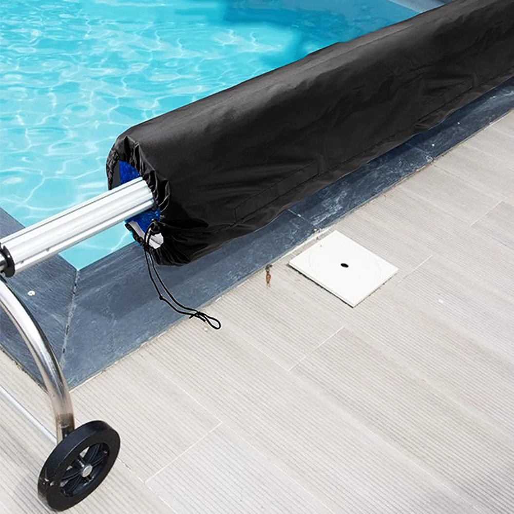 Winter Summer Cover for Swimming Pool Solar Blanket 490x96 Waterproof Pool Reel Cover Sturdy and Efficient All season Protection