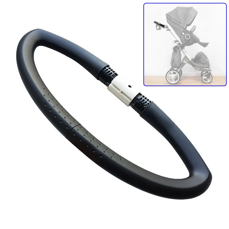 Stroller Push Handle For Dsland Stokke Xplory V3 V4 V5 V6 Series Baby Trolley Handlebar Pushchair Handgrip Pram Accessories