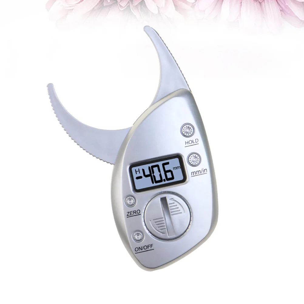 

1PC Digital Caliper Fitness Caliper Fat Measuring Tool with Clear Display Portable Fat Digital Display Caliper