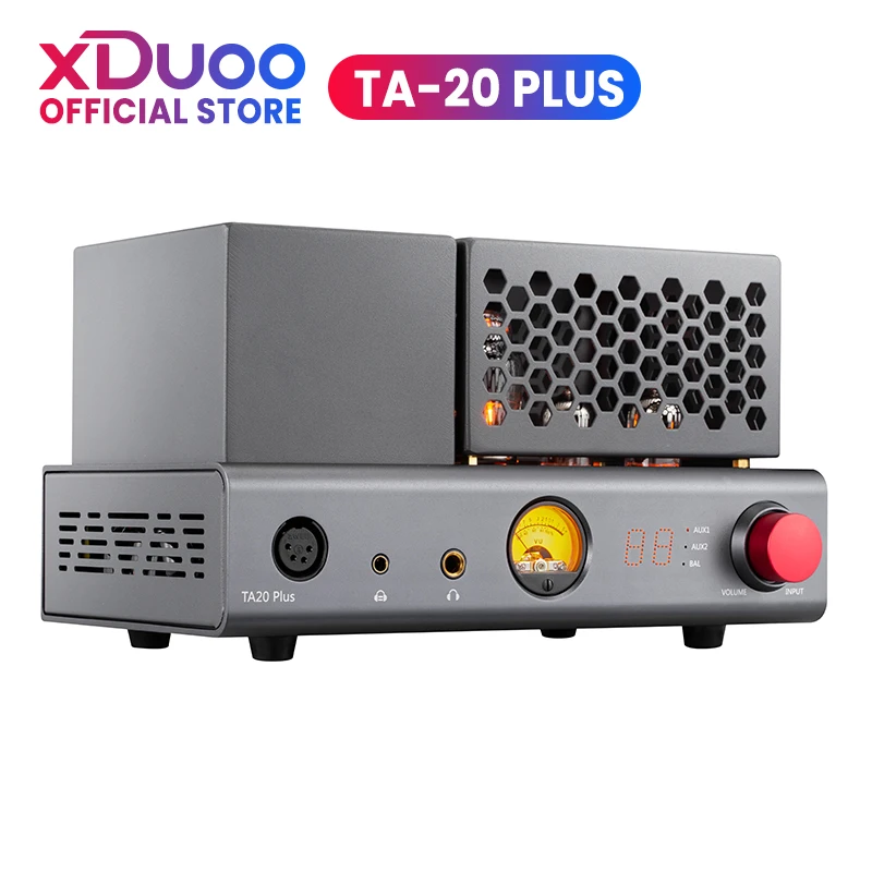 

XDUOO TA20 Plus Balanced Tube Headphone Amplifier Class A Amp Balanced In/Out Output Power up to 2000mW