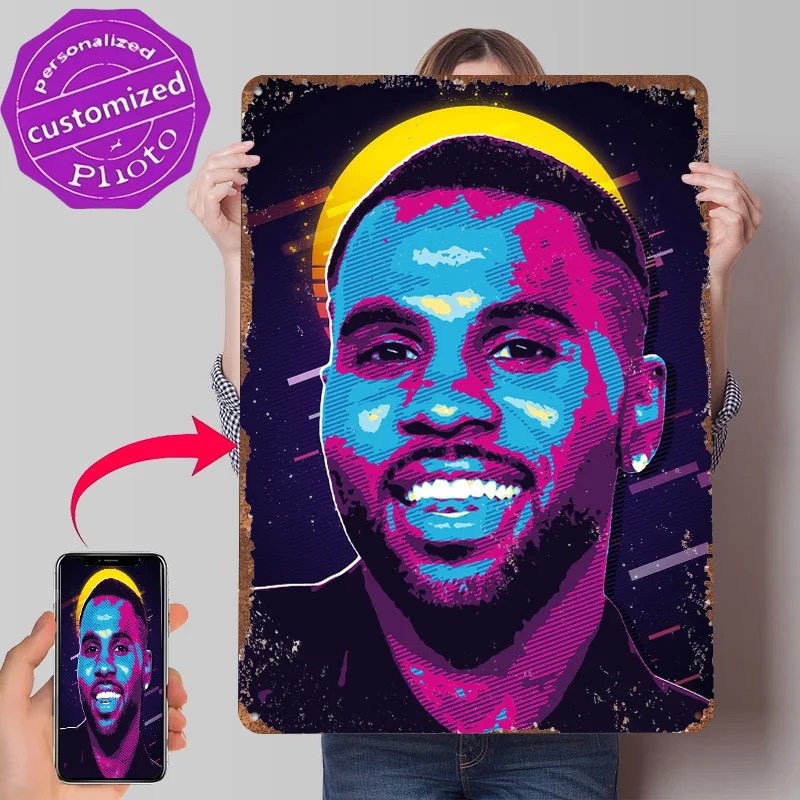 Jason Derulo Poster Customized Vintage Metal Signs Wall Art Retro Tin Plaque for Bar Accessories Gaming Room Decoration Cozy