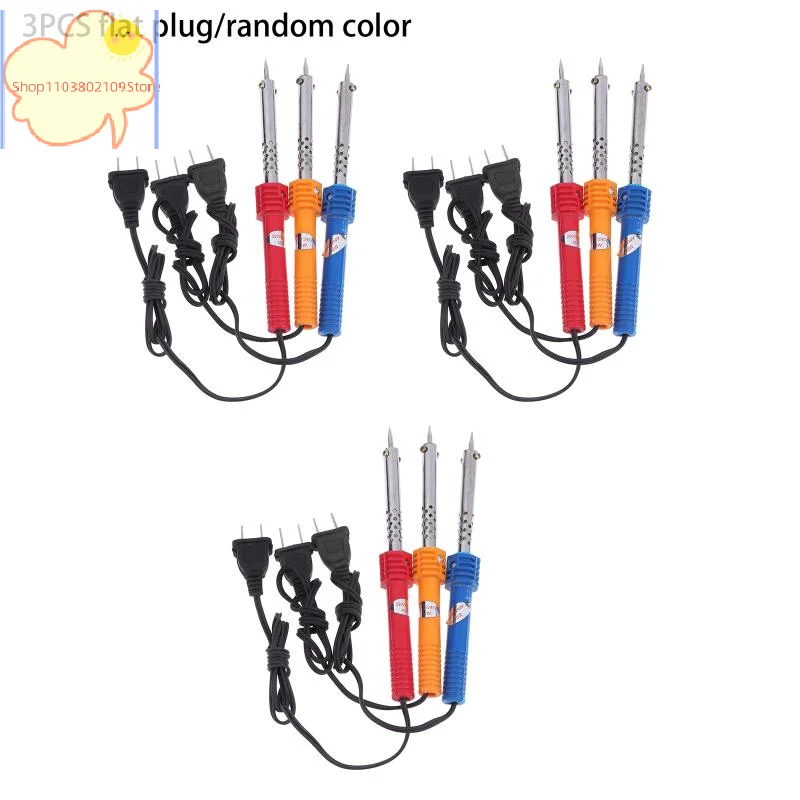 [TL]40W Electric Soldering Iron Solder Pen European/American Plugs Soldering Iron Pixel Tools Portable DIY Welding Tools