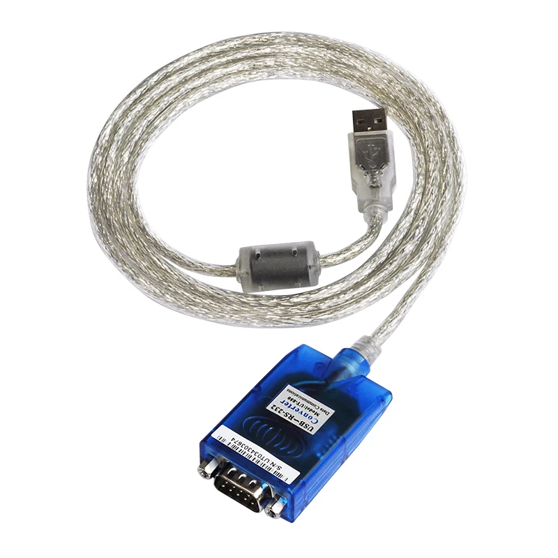 Industrial Grade USB2.0 to RS232 Male Serial Cable 9Pin DB9 COM NUT Port Adapter 1.5M FTDI FT232 Chipset UTEK UT-880